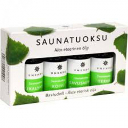sauna, zestaw, świąteczny, czapka, olejki, eteryczne, do sauny, 4x10 ml, kryształki, mentolowe