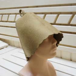 Czapka do sauny - kolor khaki