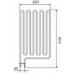 Grzałka ZCU-836 (3600W)