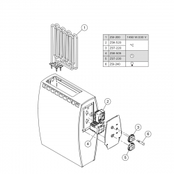 Grzałka ZSI 200 (1450W)