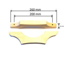 Drewniana klamka do sauny 1 szt.