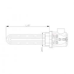 Zespół grzejny 3×1,0kW 40.922