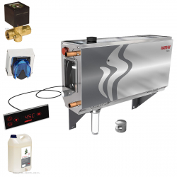 Zestaw - generator pary HGX11 10,8 kW + pompa aromatyczna + zawór automatyczny + 5 litrów aromatu